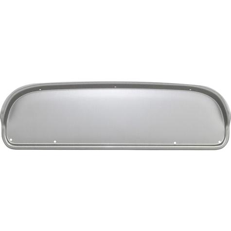 1957-60 Ford Truck; Blank Dash Gauge Panel; w/o Holes; Brushed Aluminum