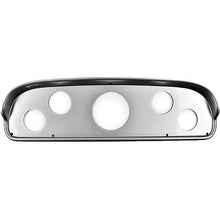 1957-60 Ford F-Series Truck; 5-Gauge Dash Panel; (1) 3-3/8" (4) 2-1/16" Holes; Brushed Aluminum