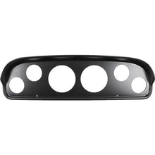 1957-60 Ford Truck; 6-Gauge Dash Panel; (2) 3-3/8" (4) 2-1/16" Holes; Black