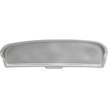 1961-66 Ford Truck; Blank Dash Gauge Panel; w/o Holes; Brushed Aluminum