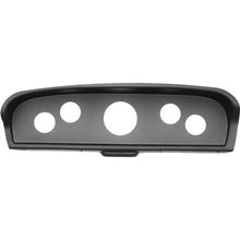 1961-66 Ford F-Series Truck; 5-Gauge Dash Panel; (1) 3-3/8" (4) 2-1/16" Holes; Black