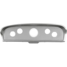 1961-66 Ford F-Series Truck; 5-Gauge Dash Panel; (1) 3-3/8" (4) 2-1/16" Holes; Brushed Aluminum
