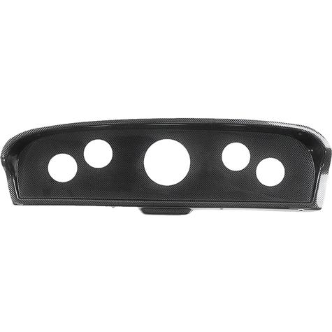 1961-66 Ford F-Series Truck; 5-Gauge Dash Panel; (1) 3-3/8" (4) 2-1/16" Holes; Carbon Fiber