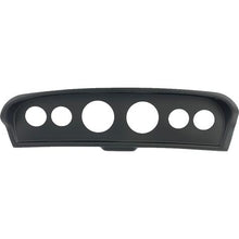 1961-66 Ford Truck; 6-Gauge Dash Panel; (2) 3-3/8" (4) 2-1/16" Holes; Black