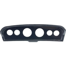 1961-66 Ford Truck; 6-Gauge Dash Panel; (2) 3-3/8" (4) 2-1/16" Holes; Carbon Fiber