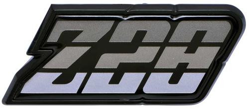9637804 - 1980-81 Camaro Z28; Fuel Door Emblem; Charcoal; with Hardware; GM Licensed