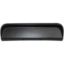 1967-72 Ford Ranger Blank Dash Gauge Panel; w/o Holes; Black