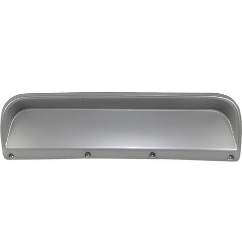 1967-72 Ford Truck; Blank Dash Gauge Panel; w/o Holes; Brushed Aluminum