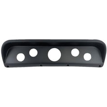 1967-72 Ford F-Series Truck; 5-Gauge Dash Panel; (1) 3-3/8" (4) 2-1/16" Holes; Black