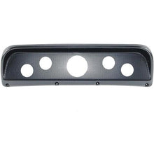 1967-72 Ford F-Series Ranger Truck 5-Gauge Dash Panel; (1) 3-3/8" (4) 2-1/16" Holes; Carbon Fiber