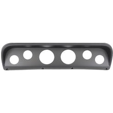 1967-72 Ford Truck; 6-Gauge Dash Panel; (2) 3-3/8" (4) 2-1/16" Holes; Black