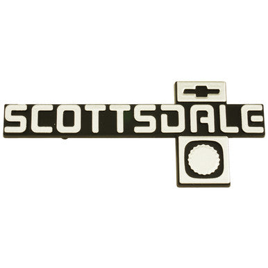 Trim Parts 1981-1987 Chevrolet Full Size Truck Scottsdale Dash Emblem - (9690)