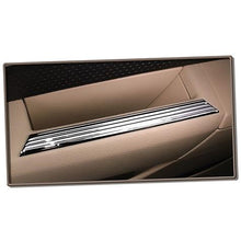 2005-09 Ford Mustang; Interior Door Handle Covers; Multi-Grooved Chrome
