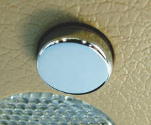 2005-10 Ford Mustang; Map Light Button Covers; Smooth Chrome