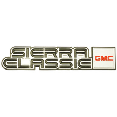 Trim Parts 1981-1987 GMC Full Size Truck Sierra Classic Dash Emblem - (9709)