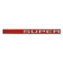 Trim Parts 1971-72 Chevrolet Truck Front Fender “Super” Emblem W/Fasteners, Pair - (9720)