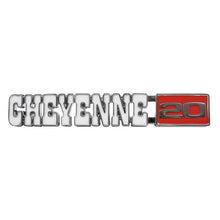Trim Parts 1971-72 Chevrolet Truck Front Fender “Cheyenne 20” Emblem W/Fastenes, Pair - (9722)
