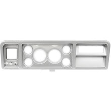 1973-79 Ford Truck; 6-Gauge Dash Panel; (2) 3-3/8" (4) 2-1/16" Holes; w/ A/C Vents; Brushed Aluminum