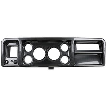 1973-79 Ford Truck; 6-Gauge Dash Panel; (2) 3-3/8" (4) 2-1/16" Holes; w/ A/C Vents; Carbon Fiber