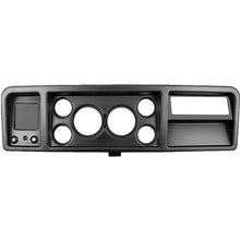 1973-79 Ford Truck; 6-Gauge Dash Panel; (2) 3-3/8" (4) 2-1/16" Holes; w/o A/C Vents; Black
