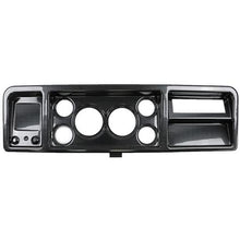 1973-79 Ford Truck; 6-Gauge Dash Panel; (2) 3-3/8" (4) 2-1/16" Holes; w/o A/C Vents; Carbon Fiber