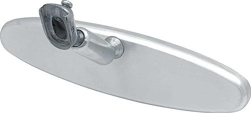1972-02 Oval 8" Billet Inner Rear View Mirror with Brushed Finish