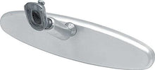1972-02 Oval 8" Billet Inner Rear View Mirror with Brushed Finish