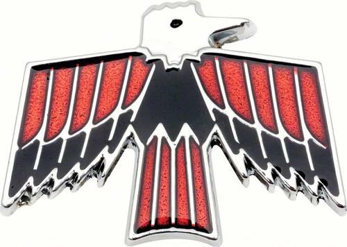 9785962 - 1968 Pontiac Firebird; Fuel Door Emblem; with Hardware; GM Licensed