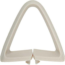 1973-81 Buick, Chevy, Pontiac, Olds; Bucket Seat Belt Guide; Triangle; White; Each