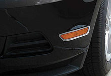 2010-11 Ford Mustang; Front Side Marker Bezels; Chrome