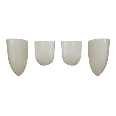 Trim Parts 1955-59 GMC Truck Bone Colored 4-Piece Deluxe Heater Knob Set - (9805)