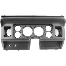 1980-86 Ford Truck; 6-Gauge Dash Panel; (2) 3-3/8" (4) 2-1/16" Holes; w/ A/C Vents; Black