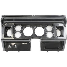 1980-86 Ford Truck; 6-Gauge Dash Panel; (2) 3-3/8" (4) 2-1/16" Holes; w/ A/C Vents; Carbon Fiber