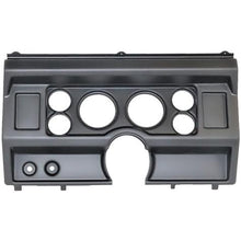 1980-86 Ford Truck; 6-Gauge Dash Panel; (2) 3-3/8" (4) 2-1/16" Holes; w/o A/C Vents; Black