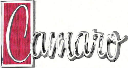 9869701 - 1971-73 Camaro; Rear Trunk Emblem