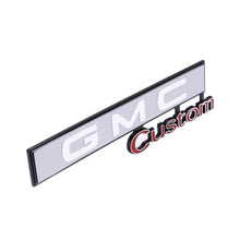 Trim Parts 1969-72 GMC Truck Glove Box Door  “GMC Custom” Emblem W/Melt Over Studs, Each - (9875)