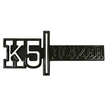 Trim Parts 1973-74 Chevrolet Blazer Front Fender "K5-Blazer" Emblems W/Fasteners, Pair - (9905)