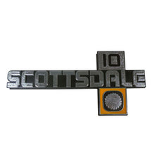 Trim Parts 1981-88 Chevrolet Truck Front Fender "Scottsdale 10" Emblems W/Fasteners, Pair - (9908)