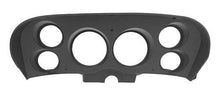 1969-70 Mustang; Custom 6-Gauge Instrument Panel Bezel; Black