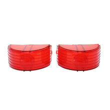 Trim Parts 1955 Chevrolet Full Size Cars Red Back Up Light Lens, Pair - (A1023)