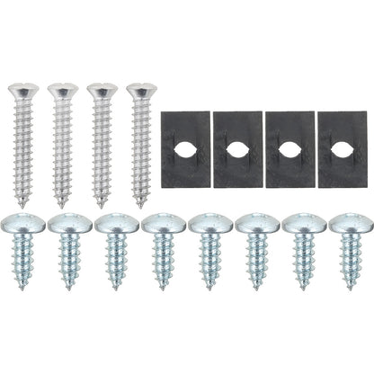 A1101 - 1966-1967 Chevrolet Corvette; Outer Rocker Molding; Hardware Kit