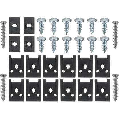 A1104 - 1965-1967 Chevrolet Corvette; Complete Rocker Molding; Hardware Kit; Side Exhaust