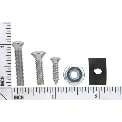 A1106 - 1968-1969 Chevrolet Corvette; Complete Rocker Molding; Hardware Kit; 36 Pieces
