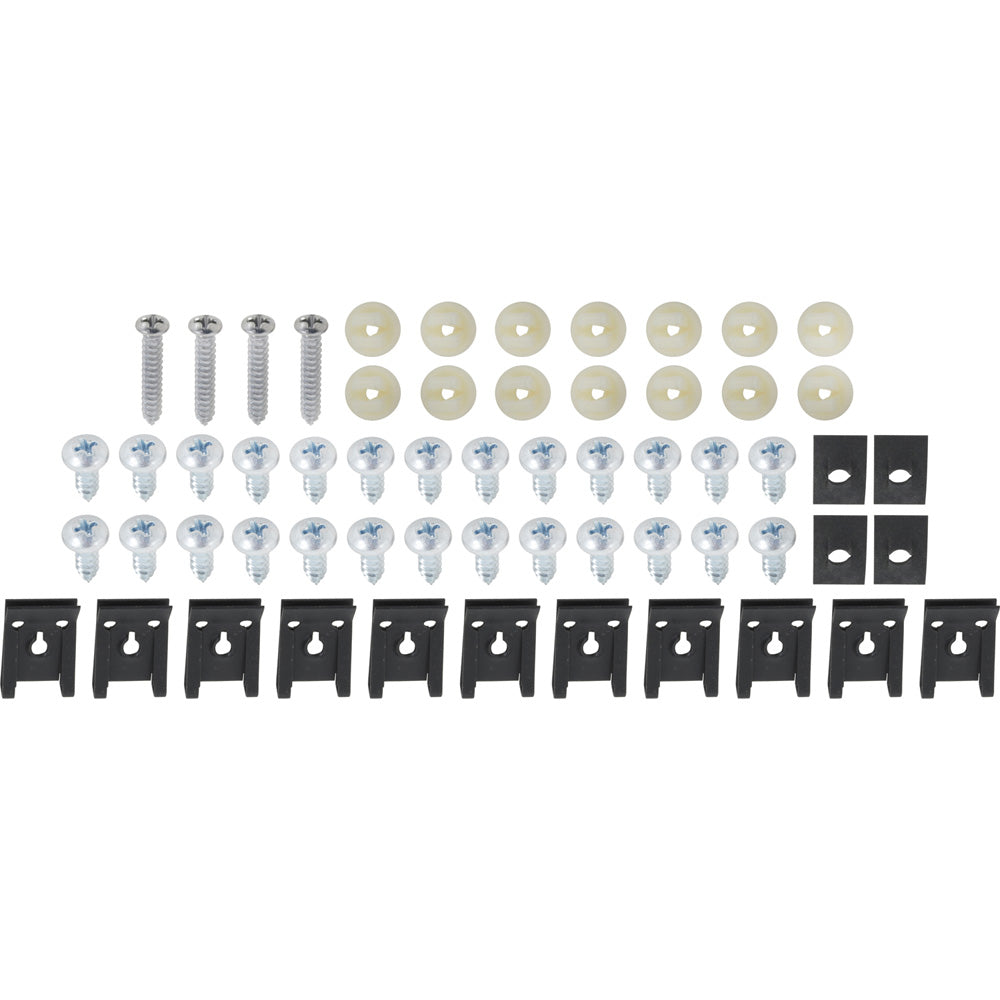 A1107 - 1963-1965 Chevrolet Corvette; Complete Rocker Molding; Hardware Kit