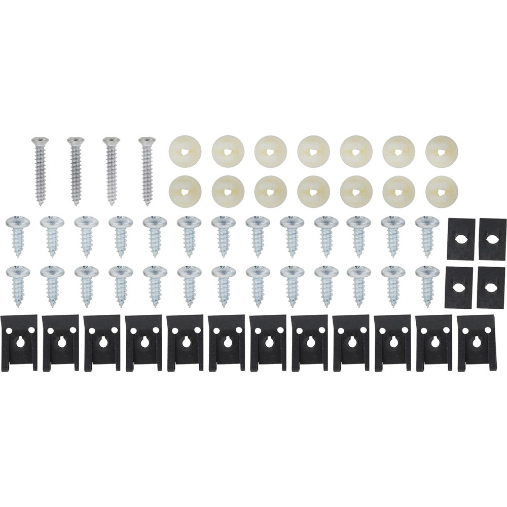 A1107 - 1963-1965 Chevrolet Corvette; Complete Rocker Molding; Hardware Kit