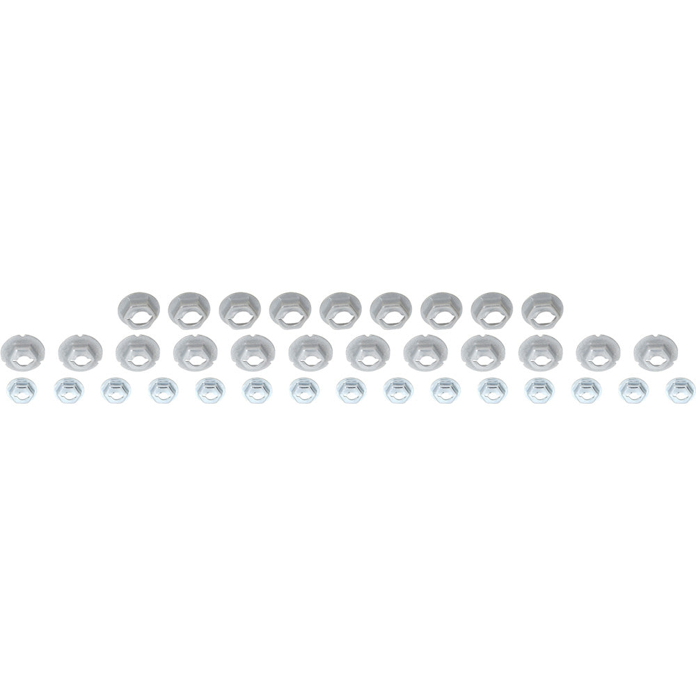 A1111 - 1966 Chevrolet Corvette; Exterior Trim Speed Nut Kit