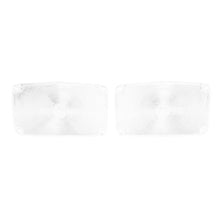 Trim Parts 1956 Chevrolet Full Size Cars Clear Parking Light Lens W/Bowtie, Pair - (A1387)