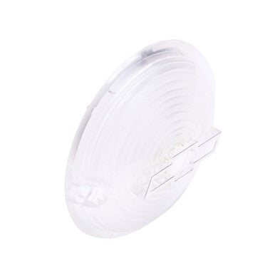 Trim Parts 1957 Chevrolet Full Size Cars Clear Parking Light Lens W/Chrome Bowtie, Pair - (A1485C)