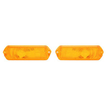 Trim Parts 1963 Chevrolet Full Size Car Amber Parking Light Lens, Pair - (A2438)