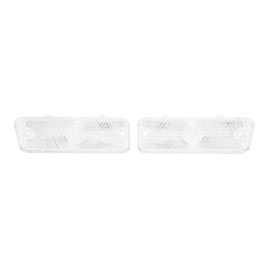 Trim Parts 1966 Chevrolet Full Size Car Clear Parking Light Lens, Pair - (A2441C)